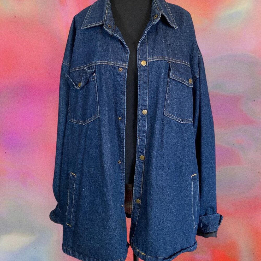 VTG Duke Haband jean jacket 5XL